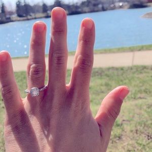 Kay Jewelers 3/8ct diamond engagement ring.